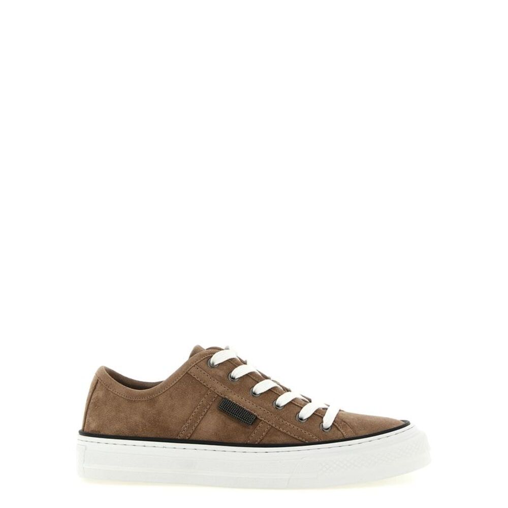 Brunello Cucinelli Women Suede Sneakers